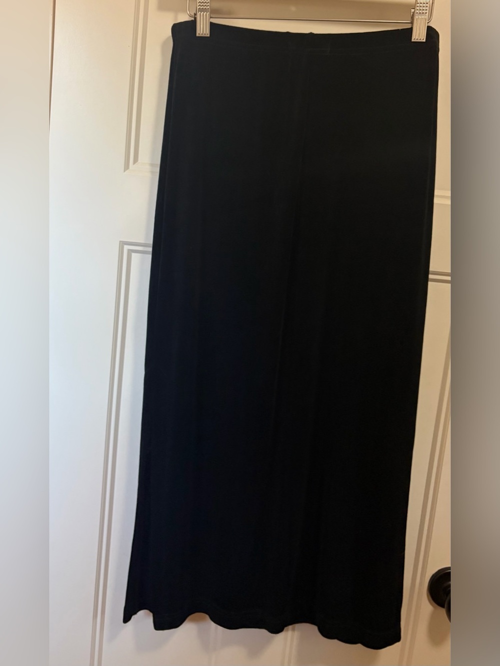 Vintage Black Maxi Skirt - Sleek Long Silhouette